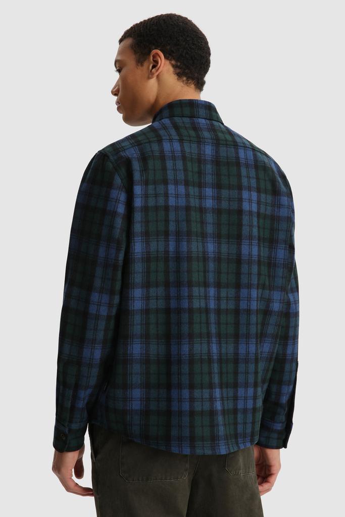 Wool Blend Oxbow Flannel Overshirt - Made in USA商品第4张图片规格展示