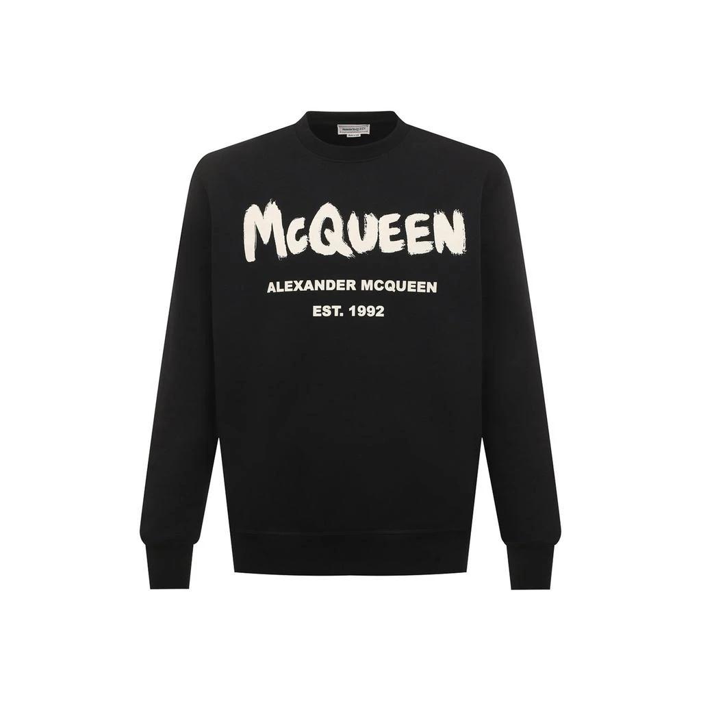 商品Alexander McQueen|ALEXANDER MCQUEEN Logo Sweatshirt,价格¥3381,第1张图片