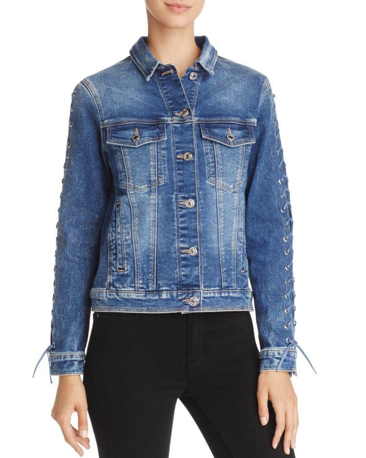 商品Mavi Jeans|Katy Lace-Up Denim Jacket,价格¥465,第3张图片详细描述