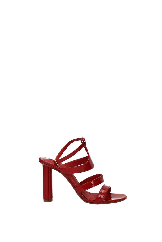 商品Salvatore Ferragamo|Sandals trevi Patent Leather Red,价格¥3223,第1张图片