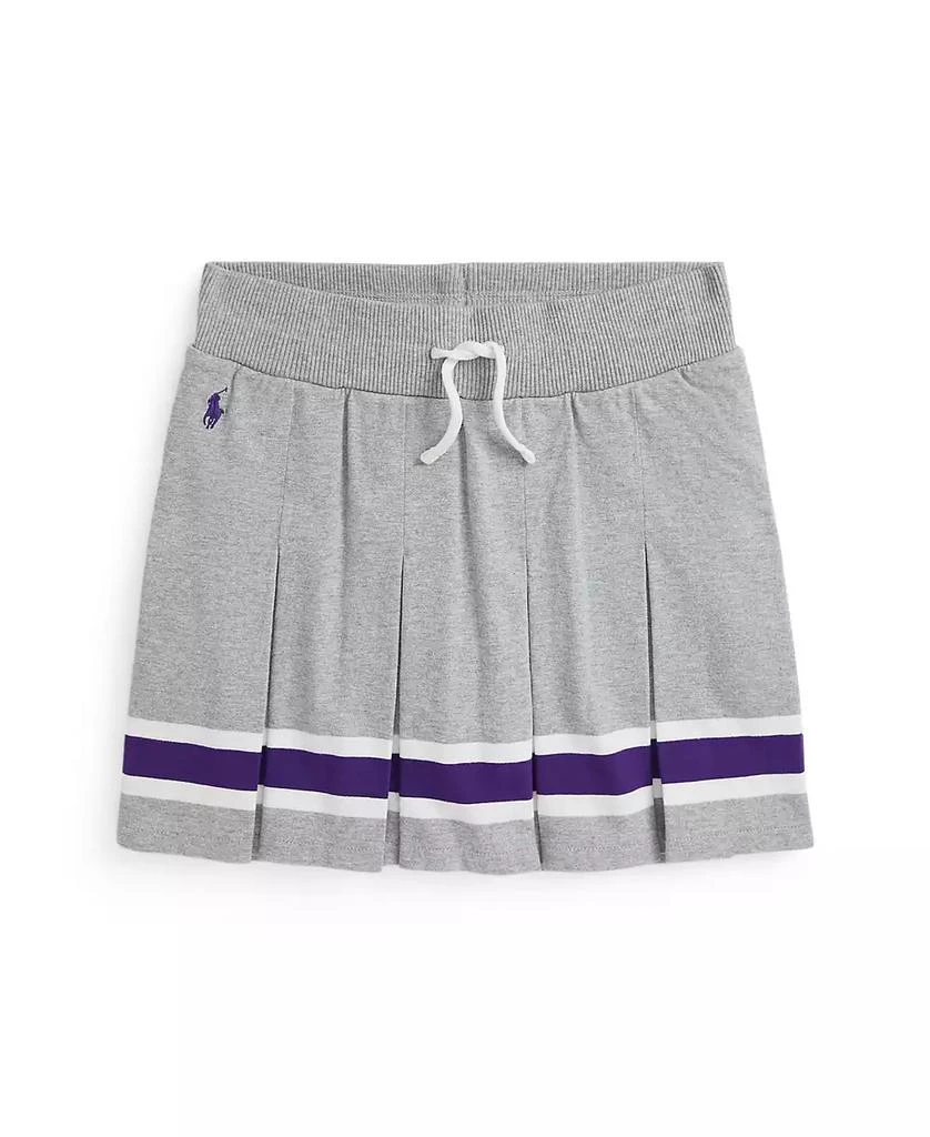 商品Ralph Lauren|Big Girls Striped Pleated Cotton Jersey Skort,价格¥309,第5张图片详细描述