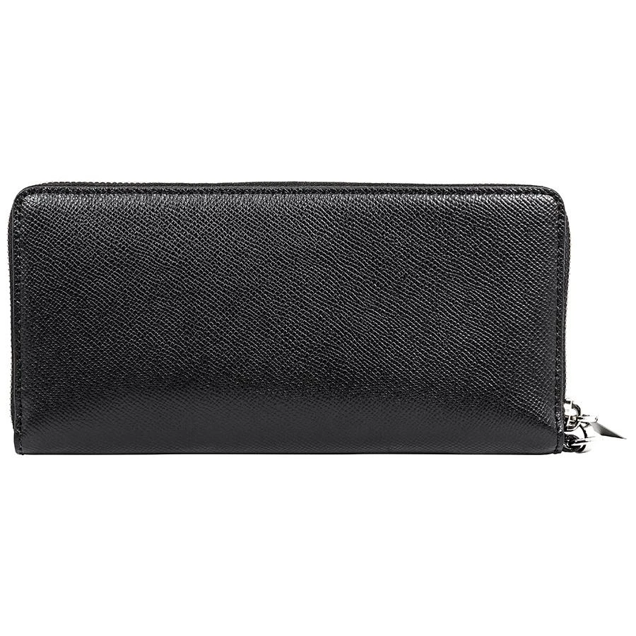 商品Michael Kors|Jet Set Travel Leather Continental Wallet- Black,价格¥743,第3张图片详细描述