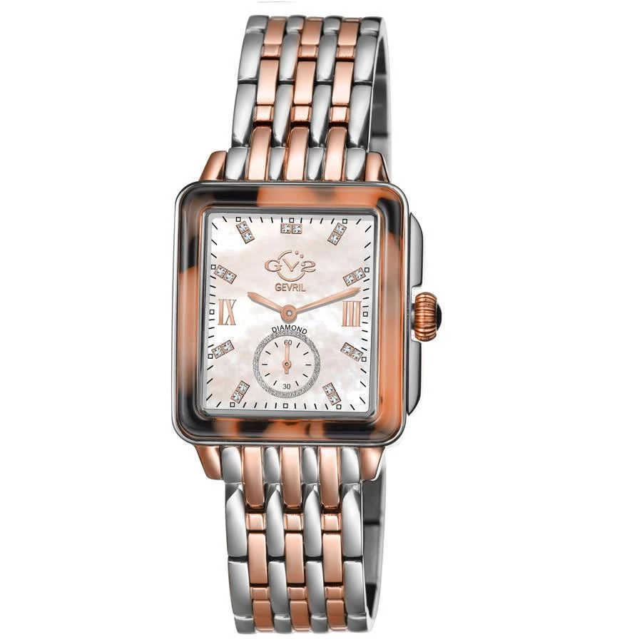 商品Gevril|GV2 by Gevril Bari Tortoise Ladies Quartz Watch 9248B,价格¥2608,第1张图片