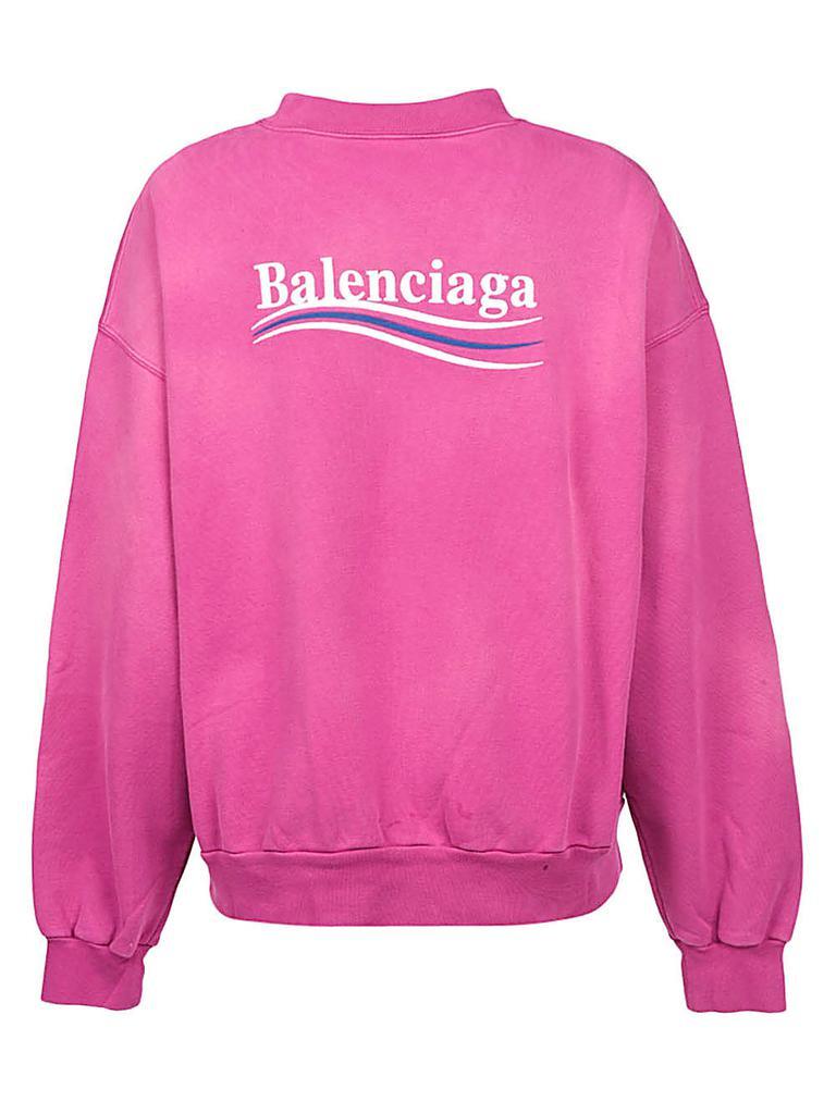 商品Balenciaga|BALENCIAGA Political campaign organic cotton sweatshirt,价格¥3589,第4张图片详细描述