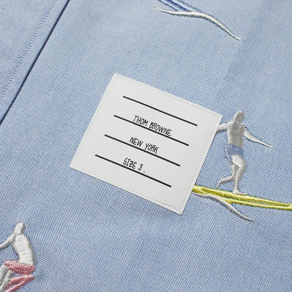 商品Thom Browne|Thom Browne Surfers Button Down Shirt,价格¥2764,第2张图片详细描述