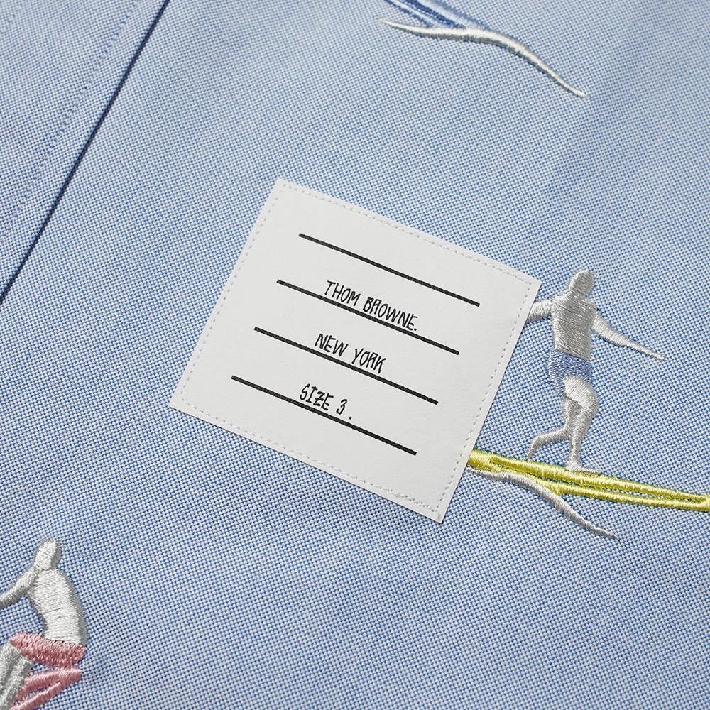 商品Thom Browne|Thom Browne Surfers Button Down Shirt,价格¥2542,第4张图片详细描述