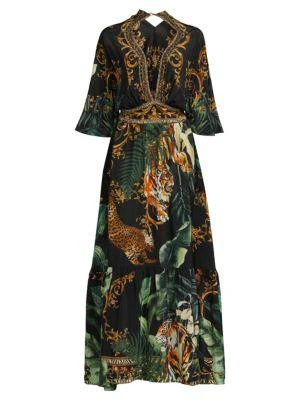 商品Camilla|​Silk Cutout Maxi Dress,价格¥2427,第3张图片详细描述