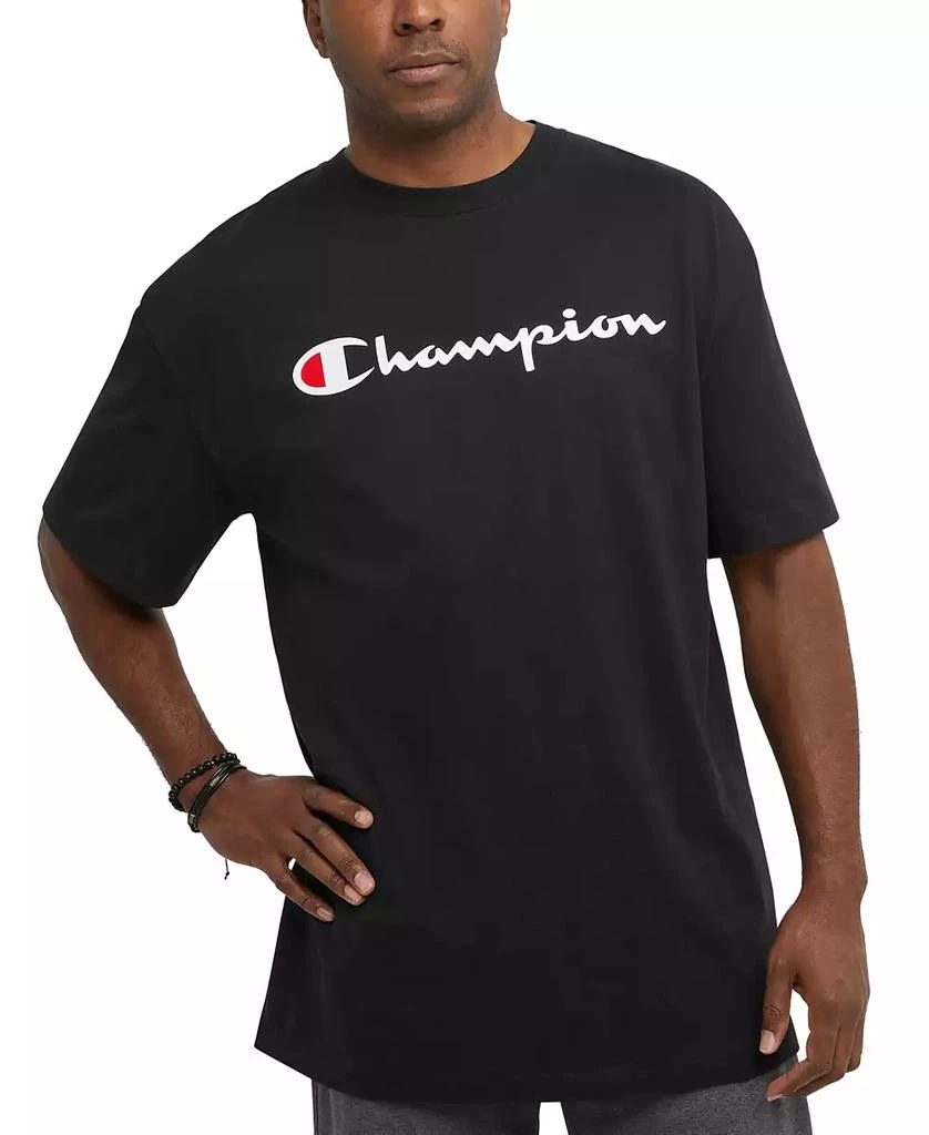 商品CHAMPION|Men's Big & Tall Classic Standard-Fit Logo Graphic T-Shirt,价格¥137,第1张图片