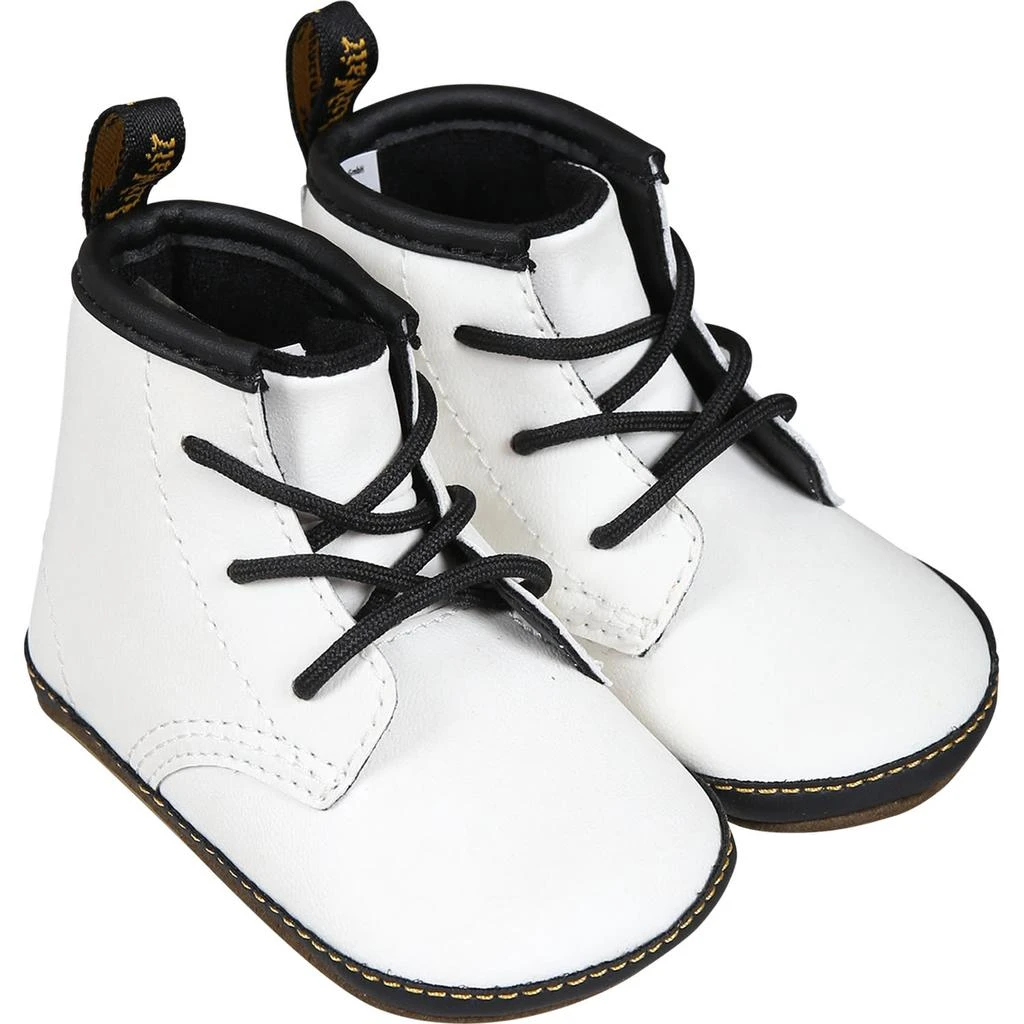 商品Dr. Martens|White First Steps Boots For Baby Kids,价格¥642,第3张图片详细描述