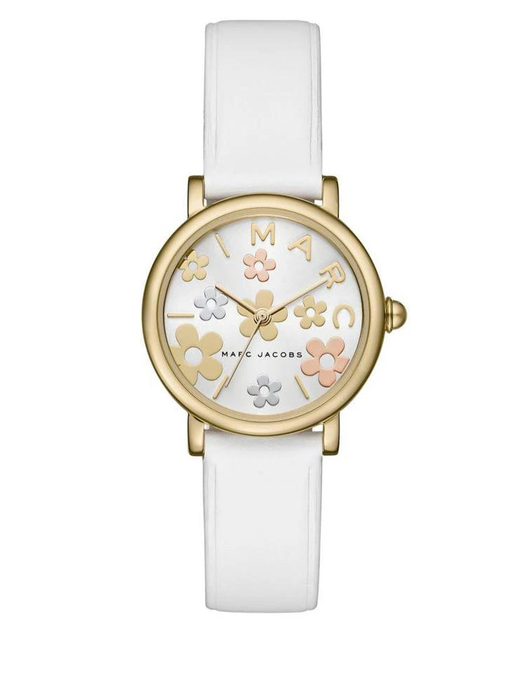 商品Marc Jacobs|Classic Goldtone Leather-Strap Watch,价格¥842,第2张图片详细描述