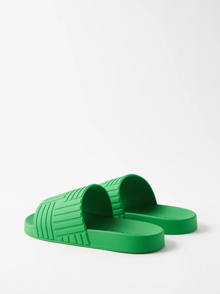 商品Bottega Veneta|Intrecciato rubber slides,价格¥3876,第5张图片详细描述