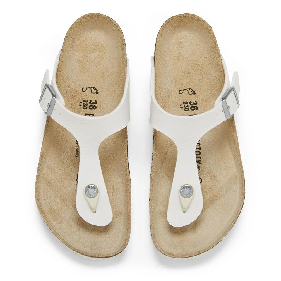 商品Birkenstock|BIRKENSTOCK WOMEN'S GIZEH TOE-POST SANDALS - WHITE,价格¥465,第2张图片详细描述