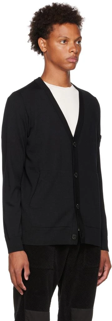 商品Stone Island|Black Detachable Patch Cardigan,价格¥2879,第2张图片详细描述