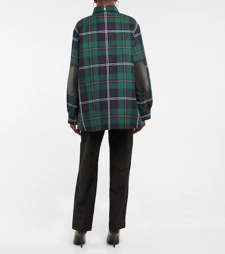 商品Burberry|格纹初剪羊毛衬衫式夹克,价��格¥21382,第3张图片详细描述