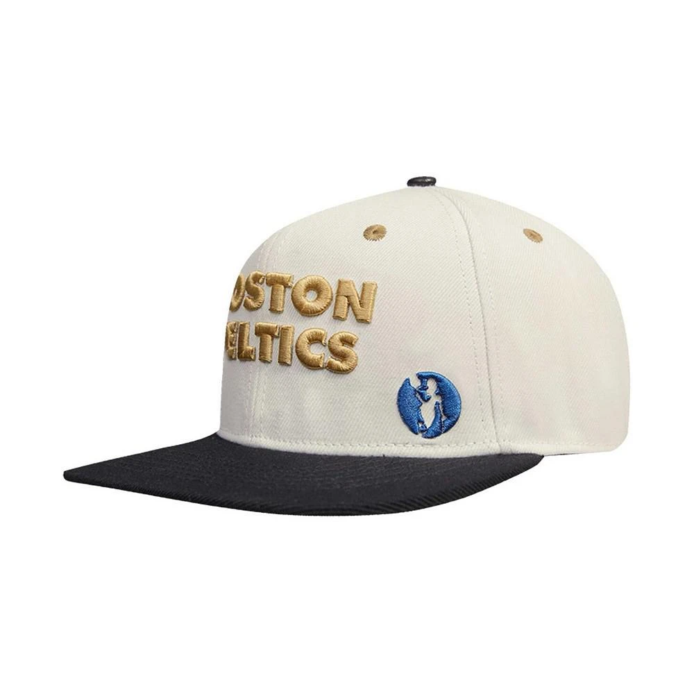 商品Pro Standard|Men's Cream, Black Boston Celtics Album Cover Snapback Hat,价格¥240,第3张图片详细描述