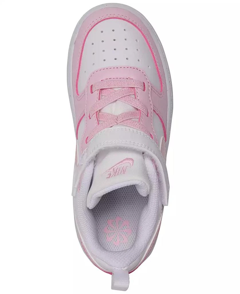 商品NIKE|Toddler Girls Court Borough Low Recraft Adjustable Strap Casual Sneakers from Finish Line,价格¥397,第5张图片详细描述