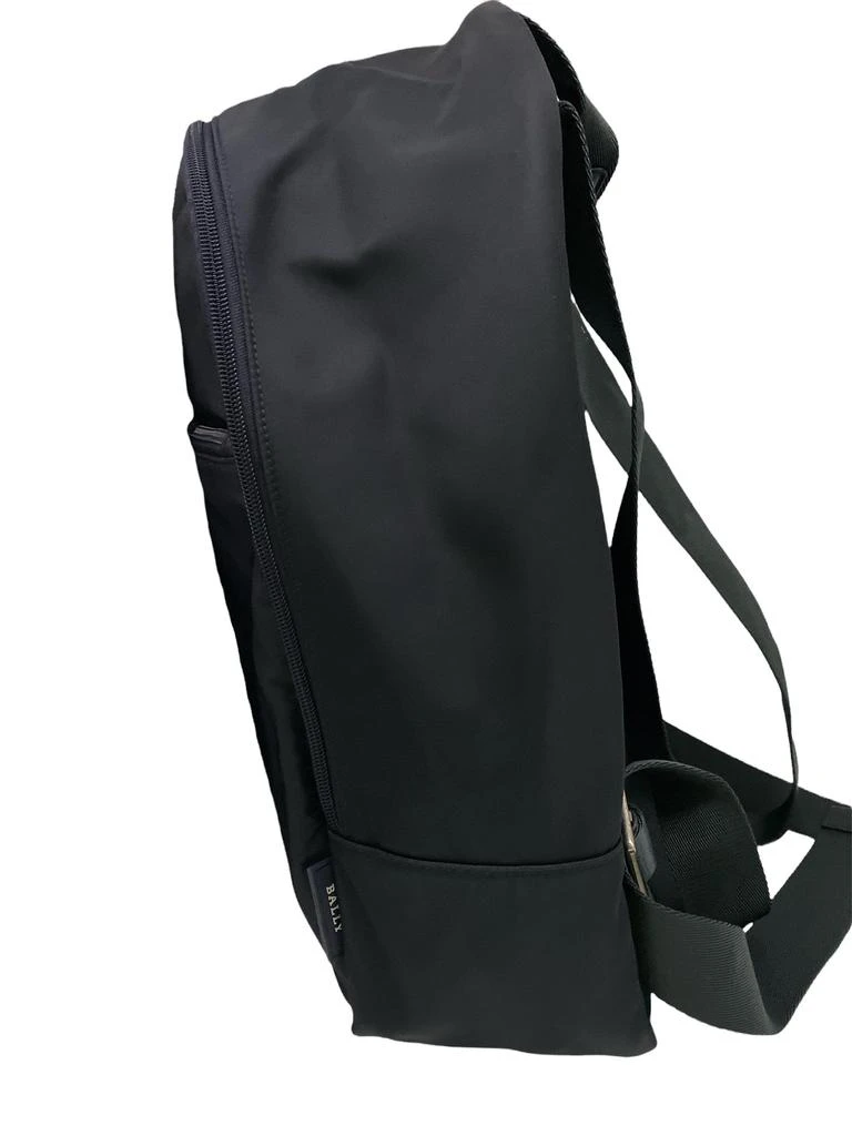 商品Bally|Taff Men's 6216426 Dark Navy Fabric & Leather Backpack,价格¥1576,第4张图片详细描述