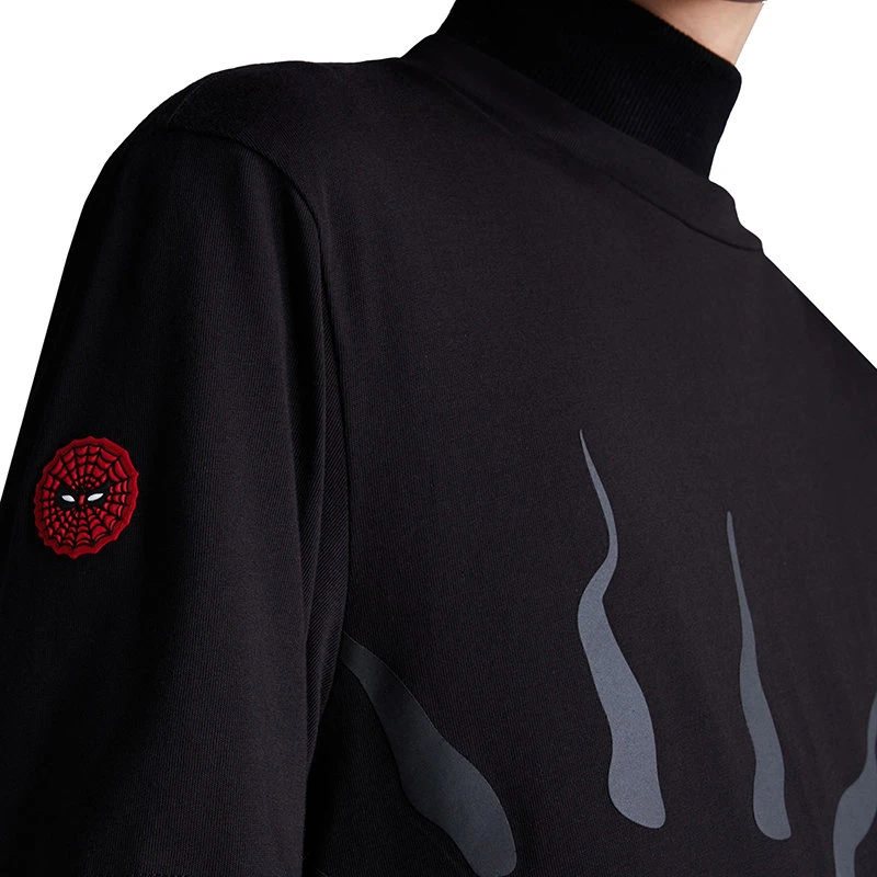 商品Moncler|【预售3-7天】Moncler/蒙克莱 22年秋冬新款 男士黑色纯棉蜘蛛侠标志短袖T恤H20918C000048390T999,价格¥2154,第6张图片详细描述