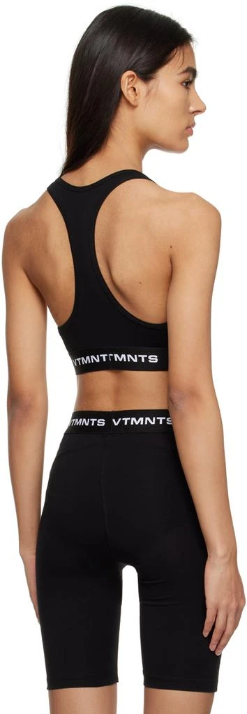 商品VTMNTS|Black Logo Sport Bra,价格¥516,第3张图片详细描述
