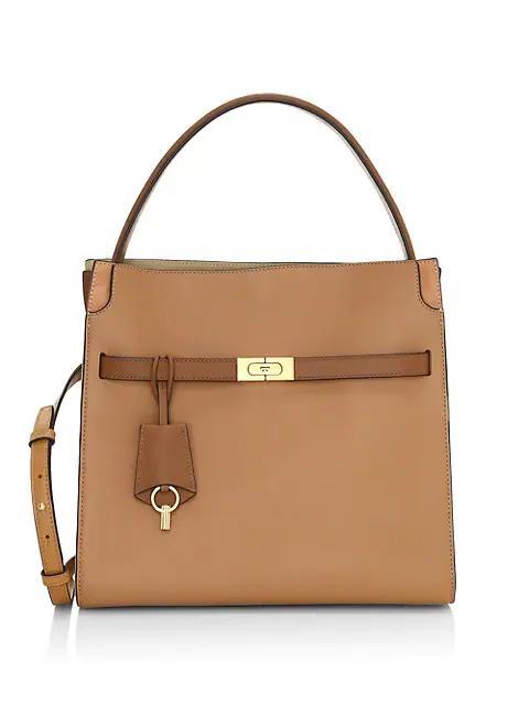 商品Tory Burch|Lee Radziwill Leather Double Bag,价格¥8070,第1张图片