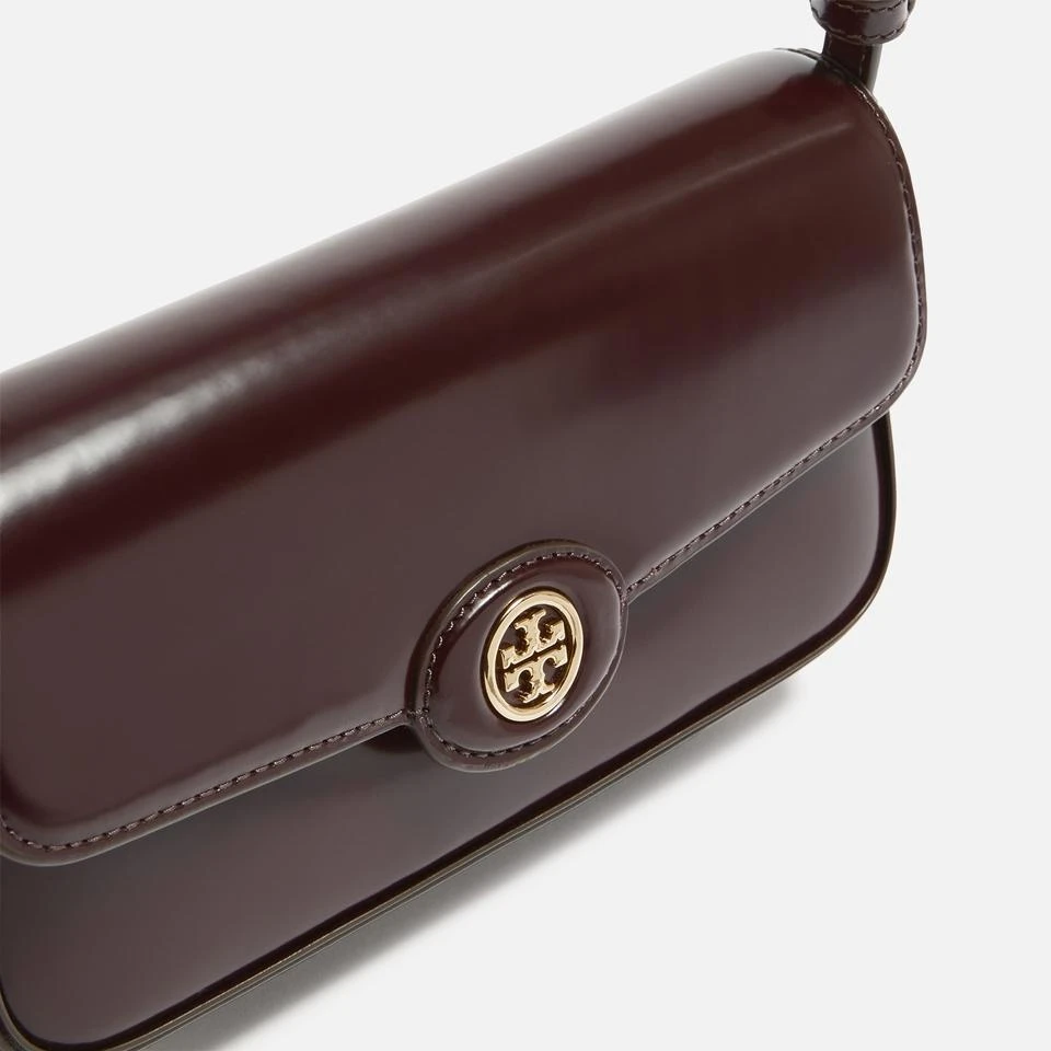 商品Tory Burch|Tory Burch Robinson Spazzolato Patent Leather Shoulder Bag,价格¥2415,第4张图片详细描述