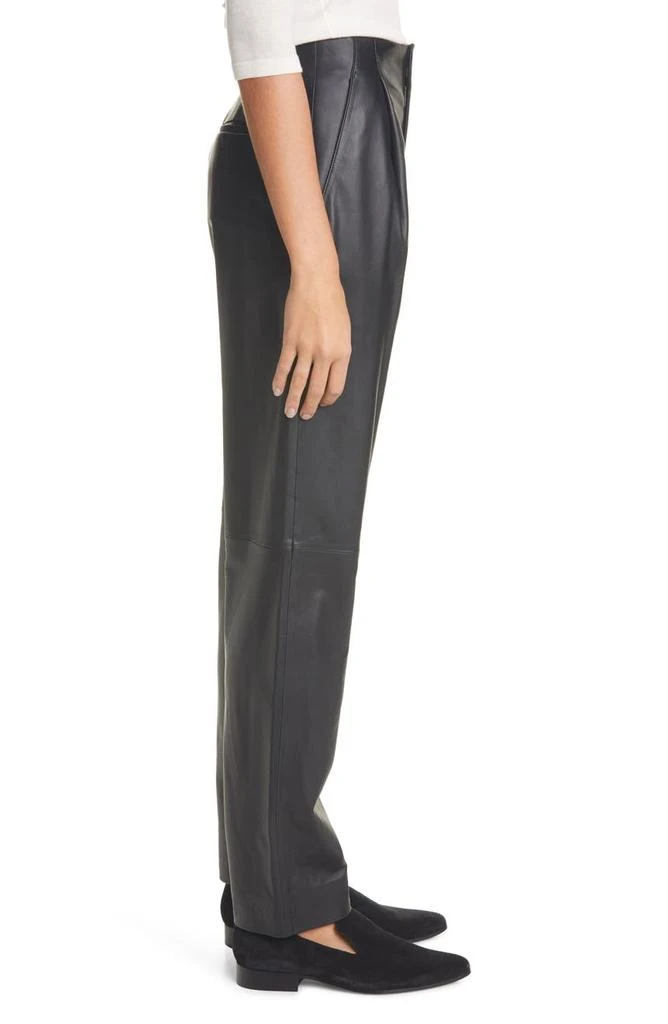 商品Vince|Pleat Front Tapered Leather Trousers,价格¥3011,第3张图片详细描述