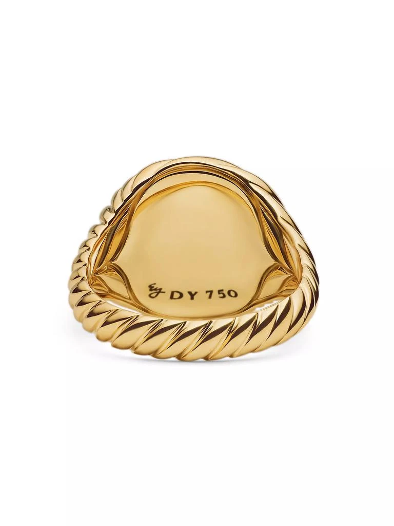 商品David Yurman|Sculpted Cable Pinky Ring in 18K Yellow Gold, 13MM,价格¥17607,第5张图片详细描述