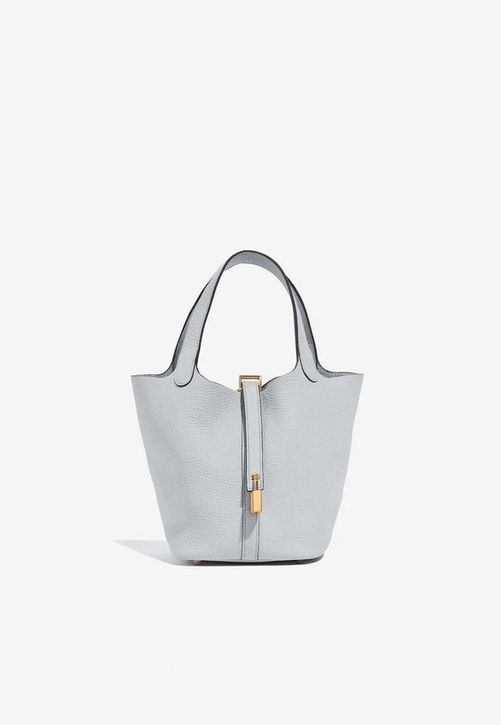 商品Hermes|爱马仕 天空蓝金扣,价格¥41493,第1张图片