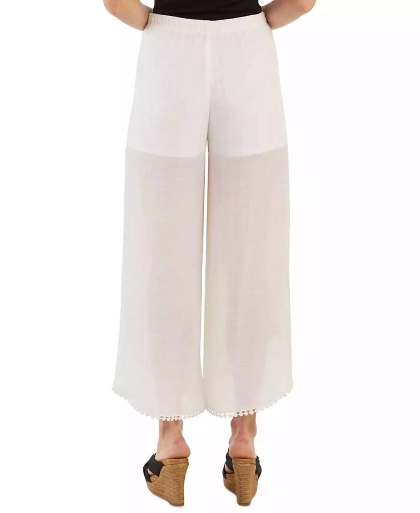 商品BCX|Juniors' Tie-Front Gauze Cropped Pants,价格¥291,第2张图片详细描述