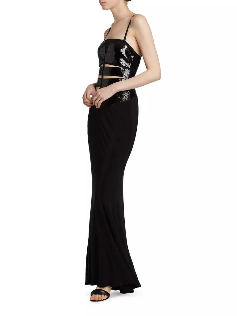 商品Herve Leger|Nova Sequined Jersey Gown,价格¥14161,第4张图片详细描述