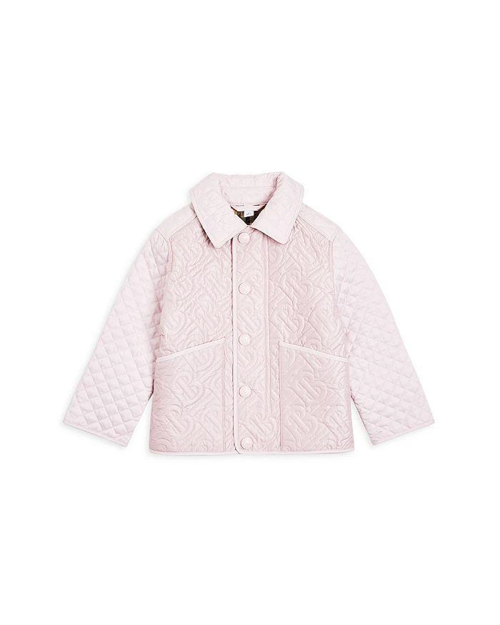 商品Burberry|Girls' Monogram Quilted Panel Jacket - Little Kid, Big Kid,价格¥1679,第1张图片