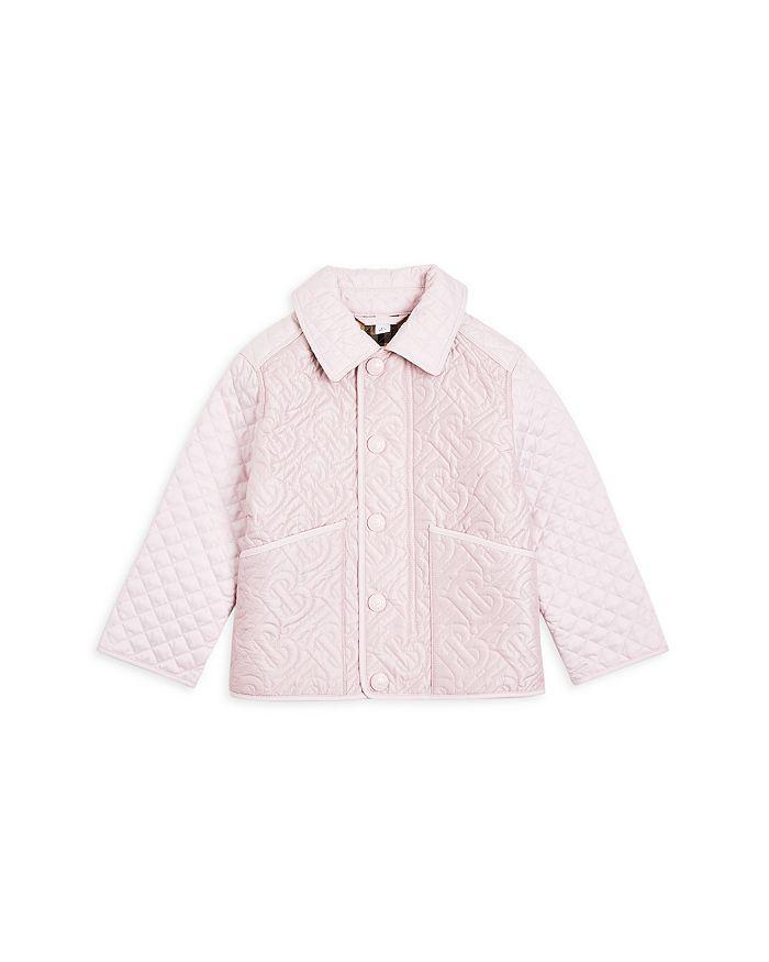 商品Burberry|Girls' Monogram Quilted Panel Jacket - Little Kid, Big Kid,价格¥2743,第3张图片详细描述