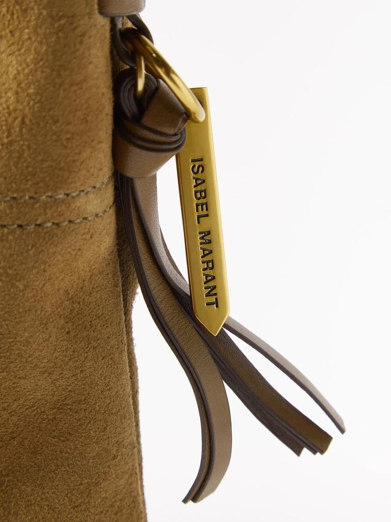 商品Isabel Marant|Taggy braided leather and suede cross-body bag,价格¥2904,第5张图片详细描述