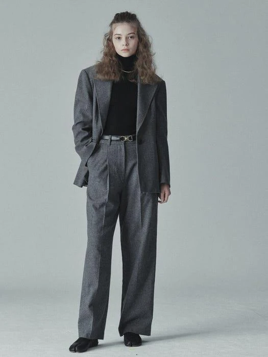 商品YOUR NAME HERE|21-09 Slacks Pants (Charcoal),价格¥1002,第4张图片详细描述