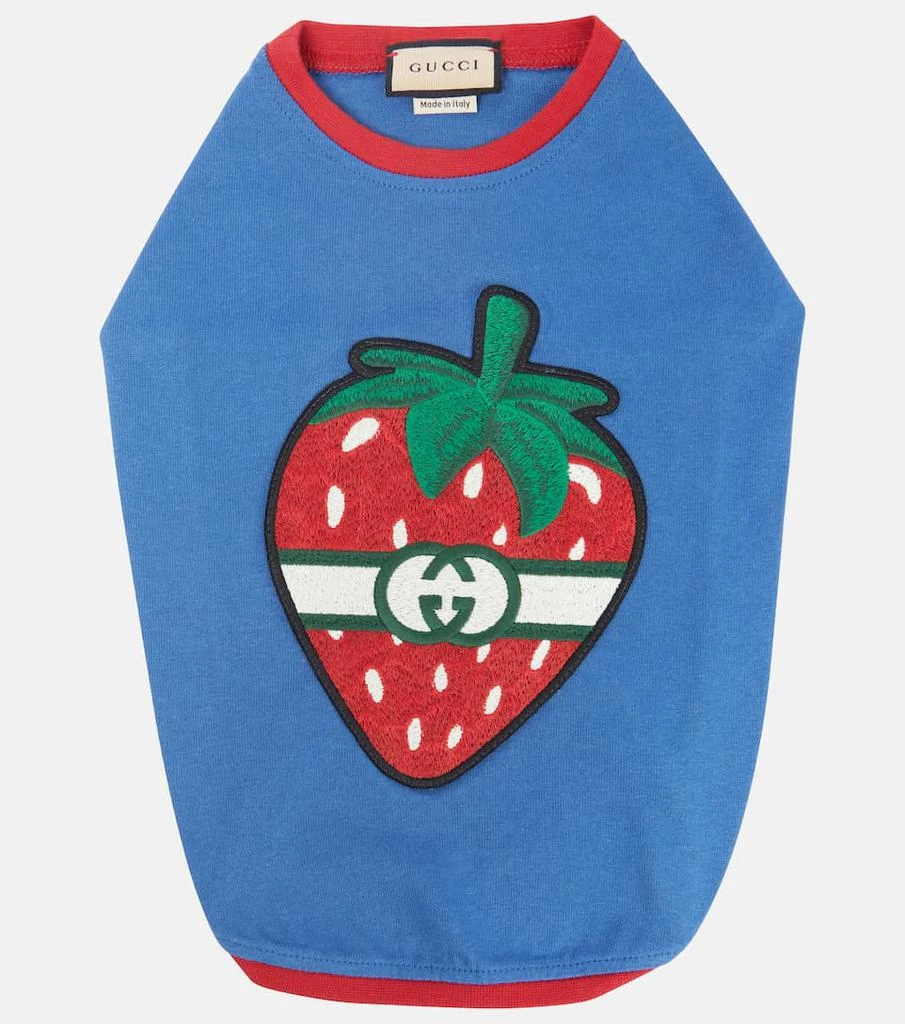 商品Gucci|Strawberry cotton dog sweater,价格¥1738,第1张图片