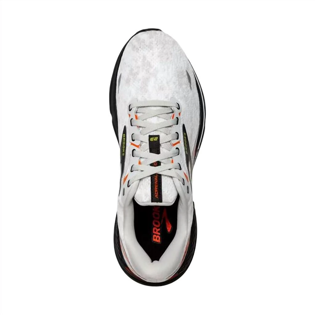 商品Brooks|Men's Adrenaline Gts 23 Running Shoes In Oyster/black/red Orange,价格¥806,第2张图片详细描述