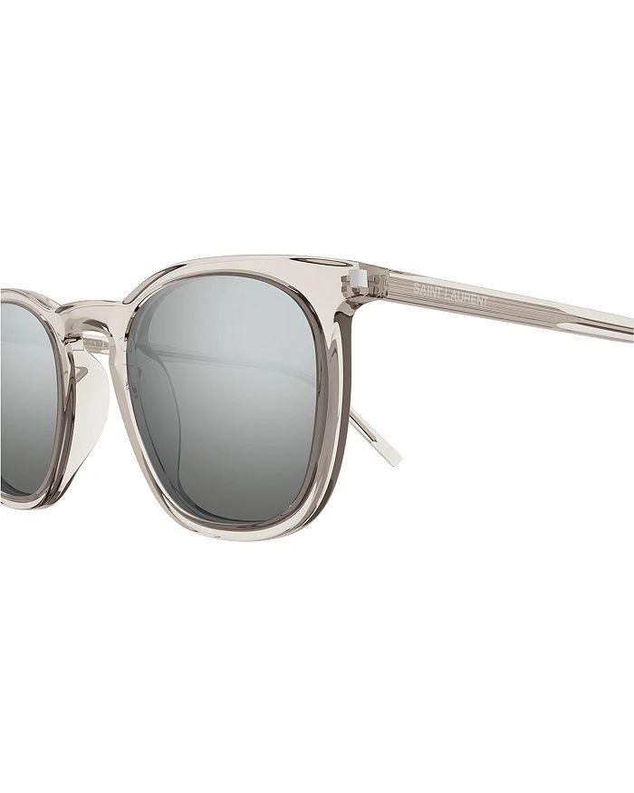 商品Yves Saint Laurent|SL 623 Thin Round Mirrored Sunglasses, 49mm,价格¥2862,第3张图片详细描述