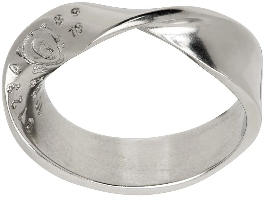 商品MM6|Silver Twisted Ring,价格¥1558,第1张图片