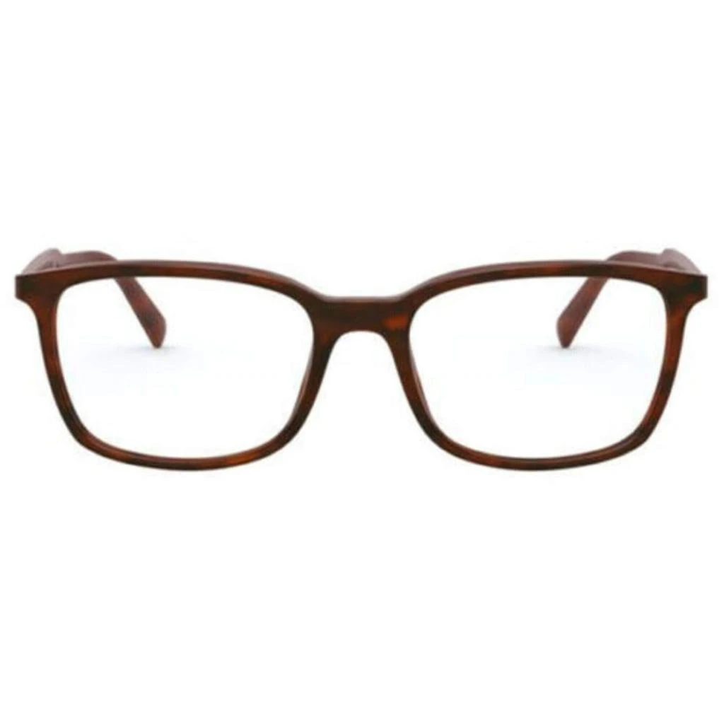 商品Prada|Prada Men's Eyeglasses - Striped Brown Square Full-Rim Frame | PRADA 0PR13XV 5491O155,价格¥595,第2张图片详细描述