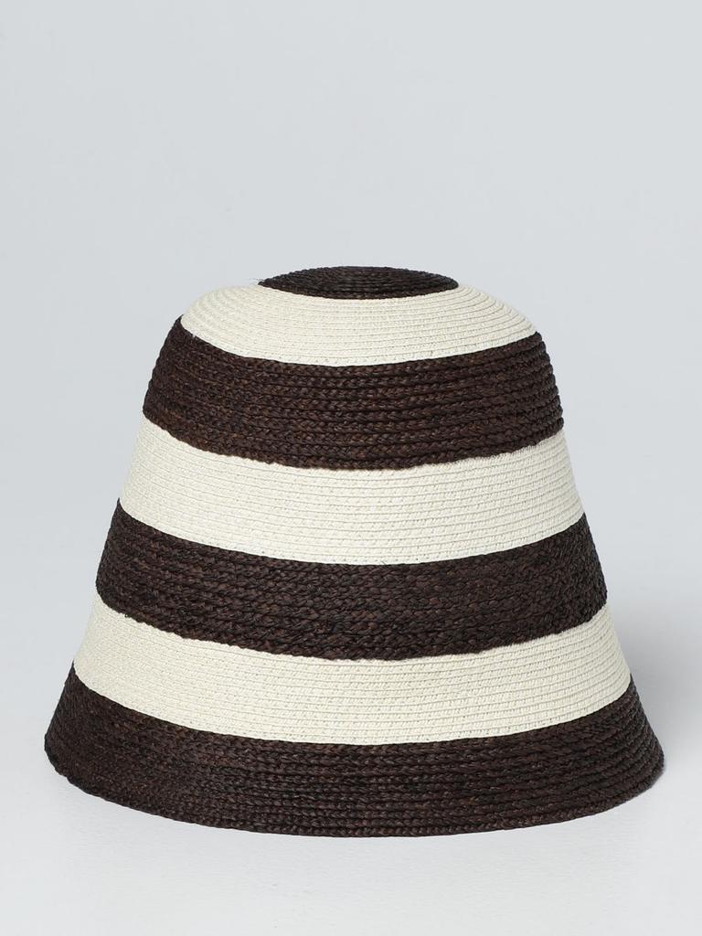 S Max Mara bicolor straw hat商品第1张图片规格展示