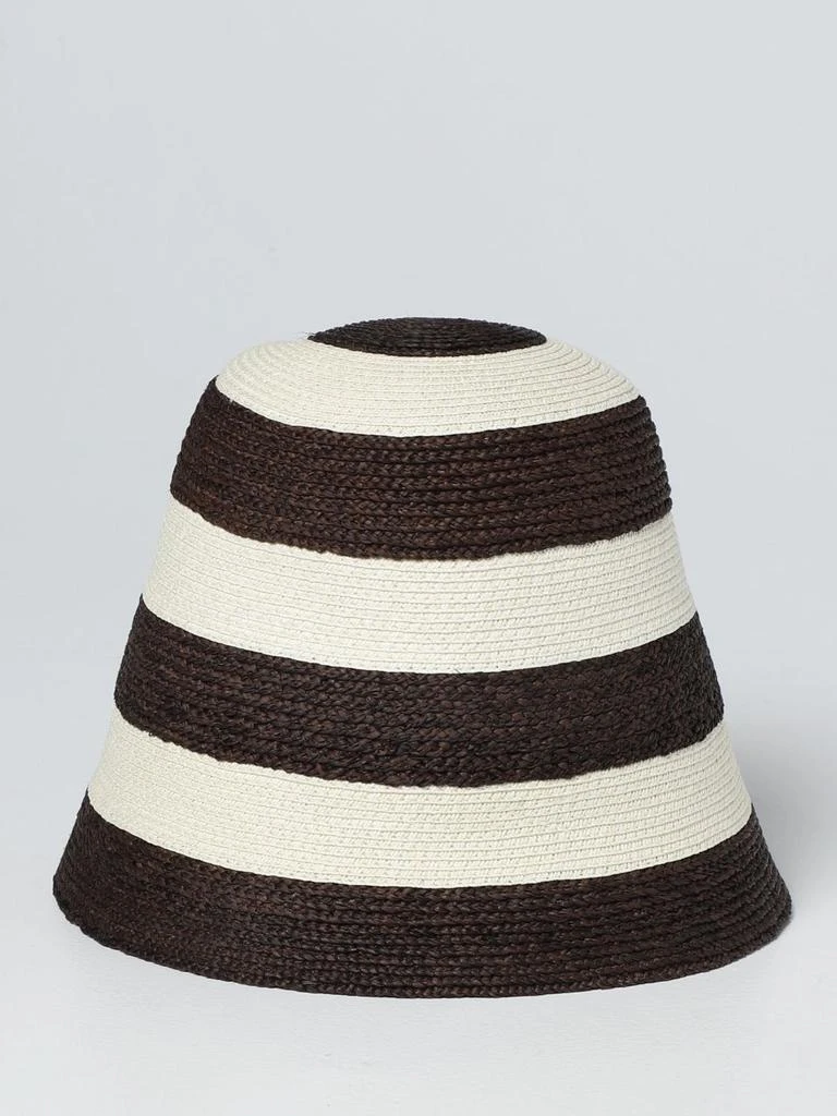 商品Max Mara|S Max Mara bicolor straw hat,价格¥956,第1张图片