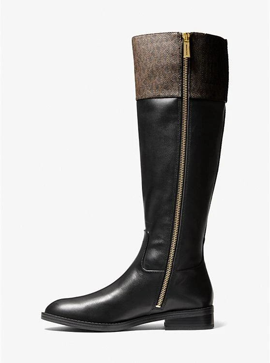 商品Michael Kors|Parker Logo and Leather Boot,价格¥1302,第3张图片详细描述