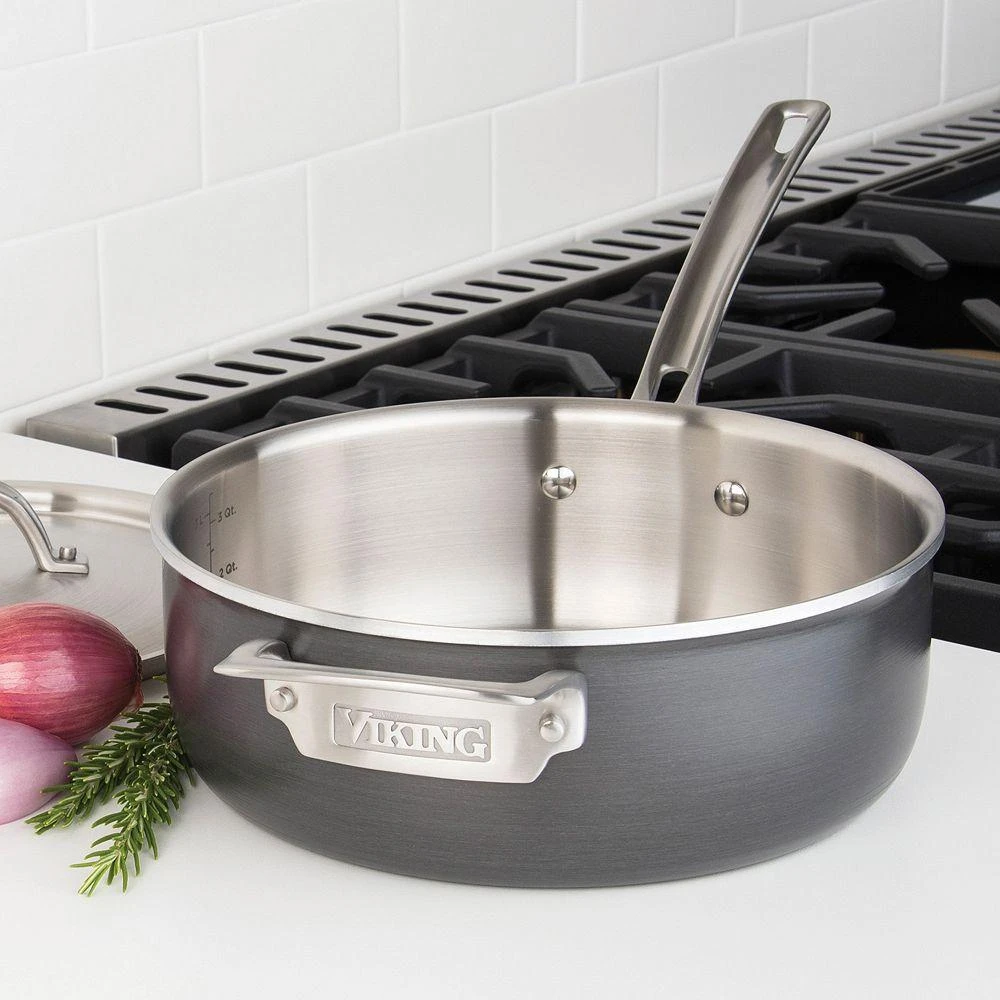 Hard Anodized 10 Pc Cookware Set with Stainless Steel Interior 商品