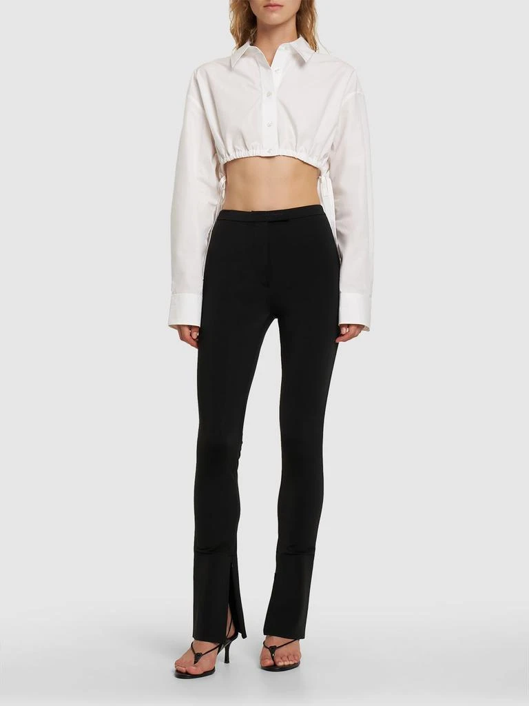 商品Alexander Wang|Tailored Stretch Leggings W/logo,价格¥1818,第1张图片