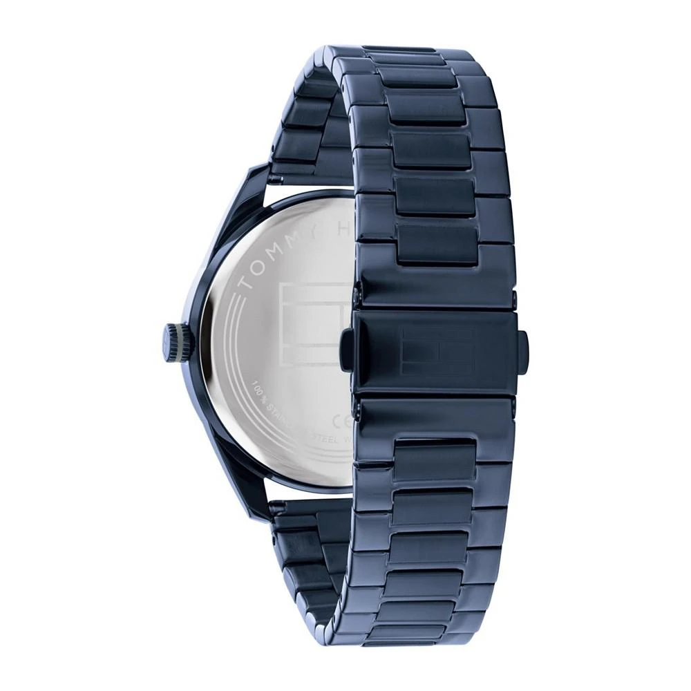 商品Tommy Hilfiger|Men's Blue Stainless Steel Bracelet Watch 43mm,价格¥808,第3张图片详细描述