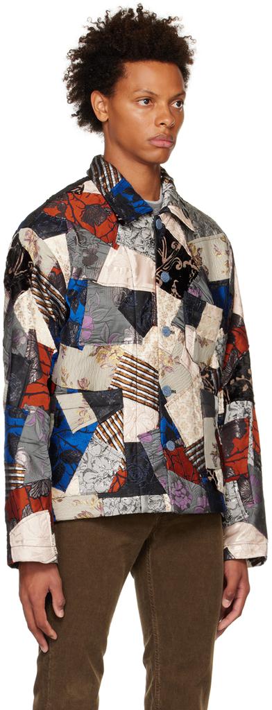 Multicolor Patchwork Jacket商品第2张图片规格展示