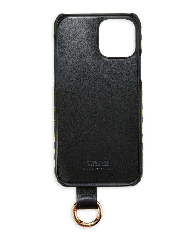 商品Versace|Coated Canvas La Greca iPhone 12 Case,价格¥947,第2张图片详细描述