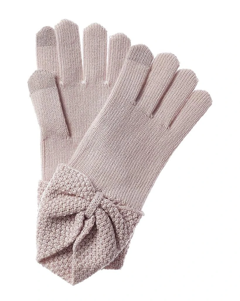 商品UGG|UGG Knit Bow Wool-Blend Gloves,价格¥199,第1张图片