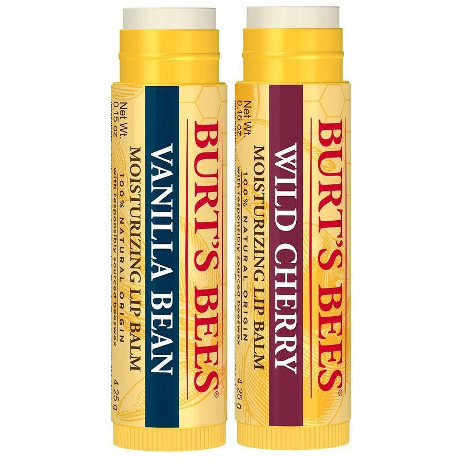 商品Burt's Bees|100% Natural Moisturizing Lip Balm Wild Cherry and Vanilla Bean,价格¥56,第3张图片详细描述