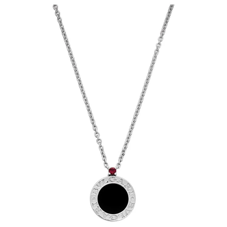 商品[国内直发] BVLGARI|宝格丽 Save the Children慈善款系列 慈善款黑陶瓷双面圆盘 925银 项链 男女同款情侣款 黑色,价格¥5596,第9张图片详细描述